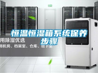 知识百科恒温恒湿箱系统保养步骤