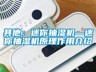 企业新闻其他：迷你抽湿机—迷你抽湿机原理作用介绍