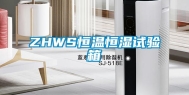 ZHWS恒温恒湿试验箱