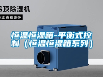 知识百科恒温恒湿箱-平衡式控制（恒温恒湿箱系列）