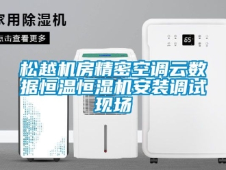 知识百科松越机房精密空调云数据恒温恒湿机安装调试现场