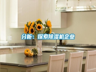企业新闻分析：探索除湿机企业