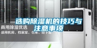 选购除湿机的技巧与注意事项