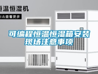 知识百科可编程恒温恒湿箱安装现场注意事项