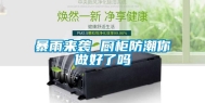 暴雨来袭 厨柜防潮你做好了吗