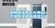 品牌除湿机十大排名(专业除湿机品牌排行)