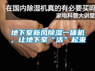 企业新闻地下室新风除湿一体机，让地下室“活”起来