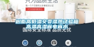 树脂高低温交变湿热试验箱高温高湿省电省水