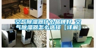 空气除湿器什么品牌好 空气除湿器怎么选择【详解】