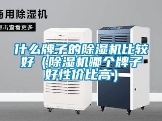 行业新闻什么牌子的除湿机比较好（除湿机哪个牌子好性价比高）