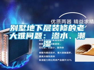 企业新闻别墅地下层装修的老大难问题：渗水、潮湿