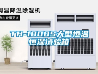 常见问题TH-1000S大型恒温恒湿试验箱