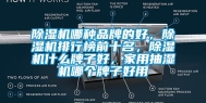 除湿机哪种品牌的好，除湿机排行榜前十名，除湿机什么牌子好，家用抽湿机哪个牌子好用