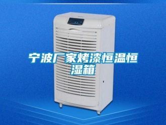 知识百科宁波厂家烤漆恒温恒湿箱