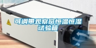 可调带观察窗恒温恒湿试验箱