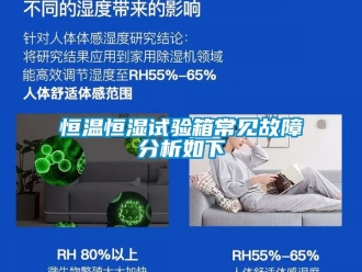 知识百科恒温恒湿试验箱常见故障分析如下