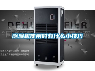 行业新闻除湿机使用时有什么小技巧