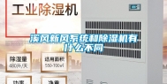 溪风新风系统和除湿机有什么不同