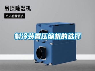 知识百科制冷装置压缩机的选择