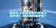 轴承在工业除湿机中起到关键作用，那该如何维护呢？