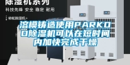 溶模铸造使用PARKOO除湿机可以在短时间内加快完成干燥