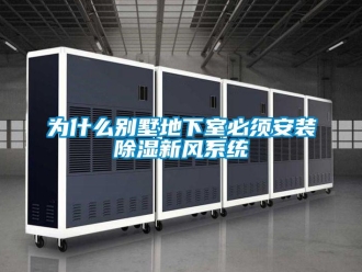 行业新闻为什么别墅地下室必须安装除湿新风系统