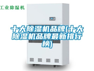 企业新闻十大除湿机品牌(十大除湿机品牌最新排行榜)