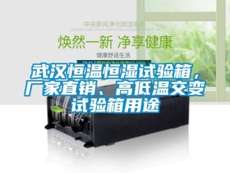 知识百科武汉恒温恒湿试验箱，厂家直销、高低温交变试验箱用途