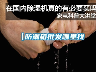 企业新闻【防潮箱批发哪里找