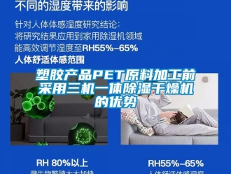 行业新闻塑胶产品PET原料加工前采用三机一体除湿干燥机的优势