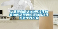 物联网应用之3D可视化档案馆库房恒温恒湿消毒净化系统平台方案