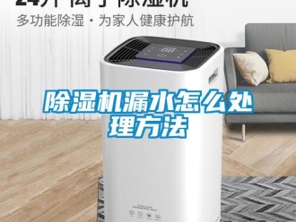 行业新闻除湿机漏水怎么处理方法