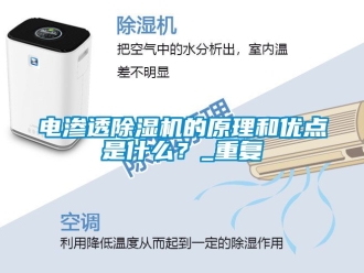 行业新闻电渗透除湿机的原理和优点是什么？_重复