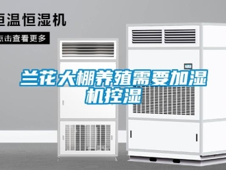 行业新闻兰花大棚养殖需要加湿机控湿