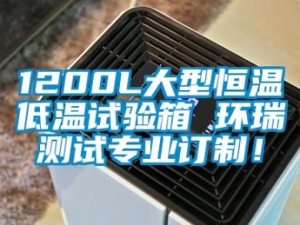 常见问题1200L大型恒温低温试验箱 环瑞测试专业订制！