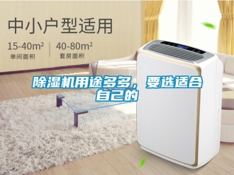 企业新闻除湿机用途多多，要选适合自己的