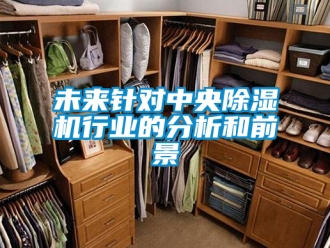 行业新闻未来针对中央除湿机行业的分析和前景