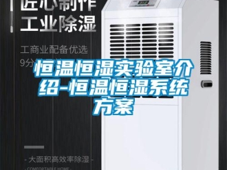 知识百科恒温恒湿实验室介绍-恒温恒湿系统方案