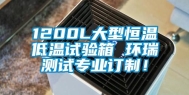1200L大型恒温低温试验箱 环瑞测试专业订制！