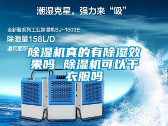 行业新闻除湿机真的有除湿效果吗 除湿机可以干衣服吗