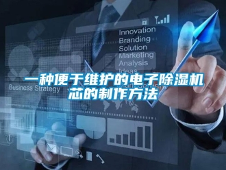 行业新闻一种便于维护的电子除湿机芯的制作方法