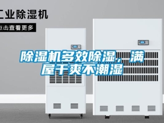 企业新闻除湿机多效除湿，满屋干爽不潮湿