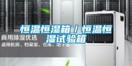 恒温恒湿箱／恒温恒湿试验箱