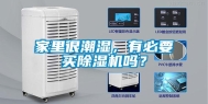 家里很潮湿，有必要买除湿机吗？