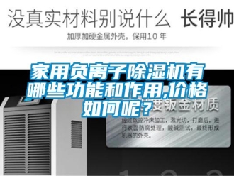 企业新闻家用负离子除湿机有哪些功能和作用,价格如何呢？