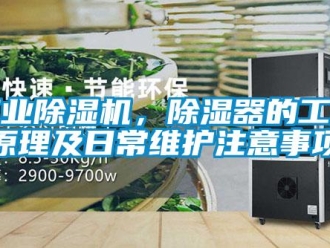 企业新闻工业除湿机，除湿器的工作原理及日常维护注意事项