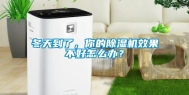 冬天到了，你的除湿机效果不好怎么办？