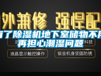 行业新闻有了除湿机地下室储物不用再担心潮湿问题
