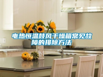 知识百科电热恒温鼓风干燥箱常见故障的排除方法
