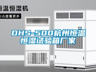 常见问题DHS-500杭州恒温恒湿试验箱厂家